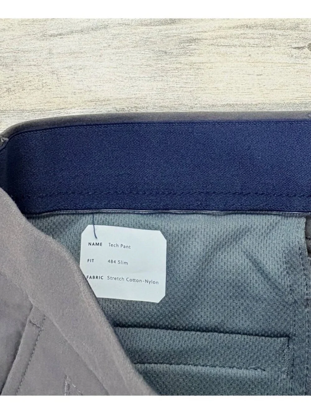 J Crew 484 Slim Fit Tech Chino Pant Mens 31x30 Dark Gray